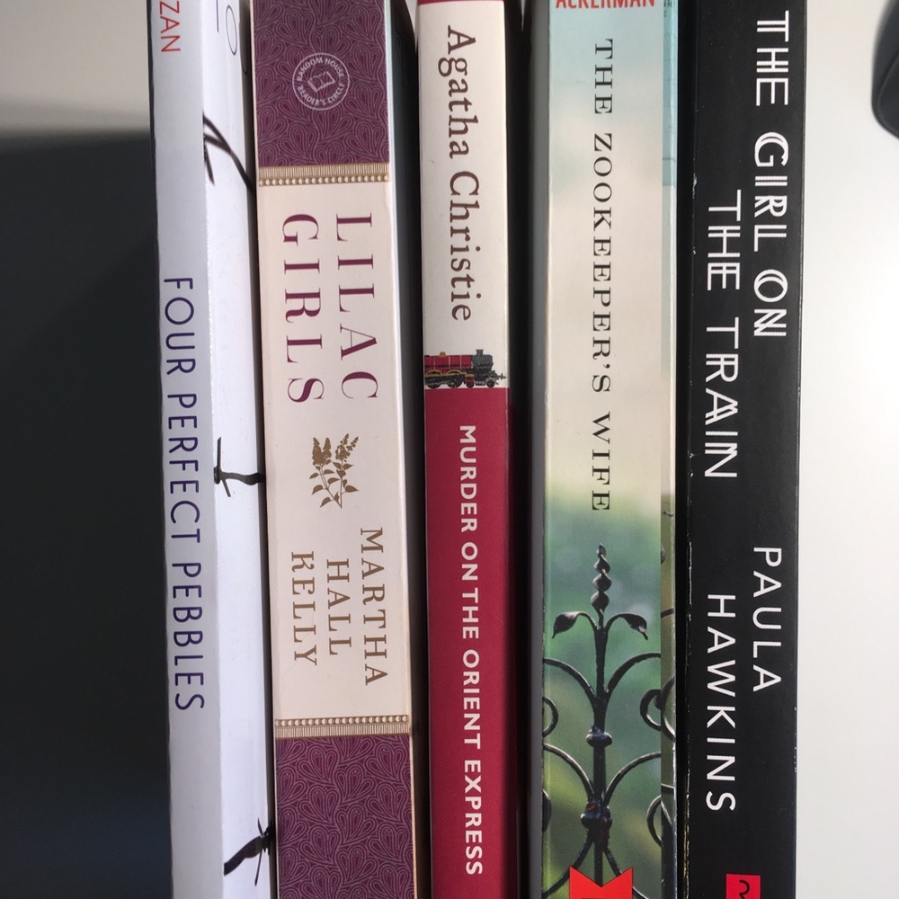 5 paperback books